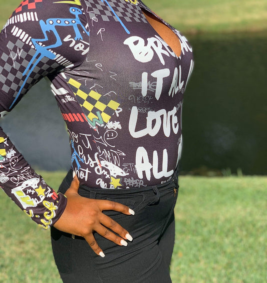 Breathe It All In Bodysuit - Rogue Fashion 